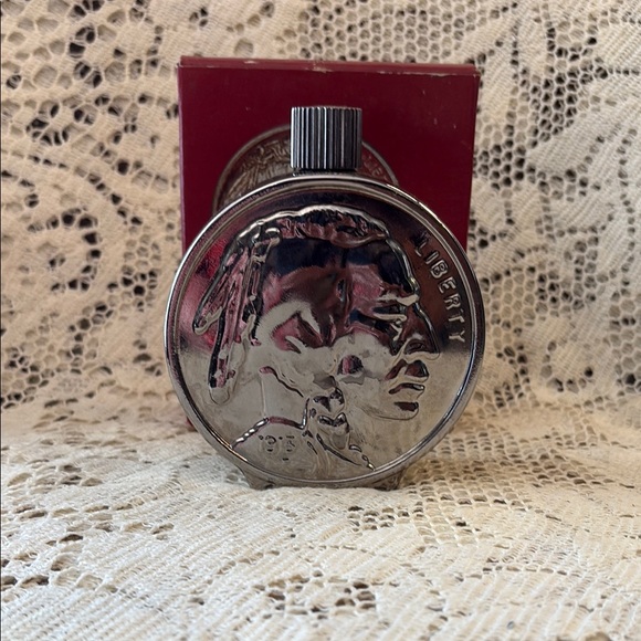 Vintage Avon Buffalo Nickel Decanter - Picture 1 of 6